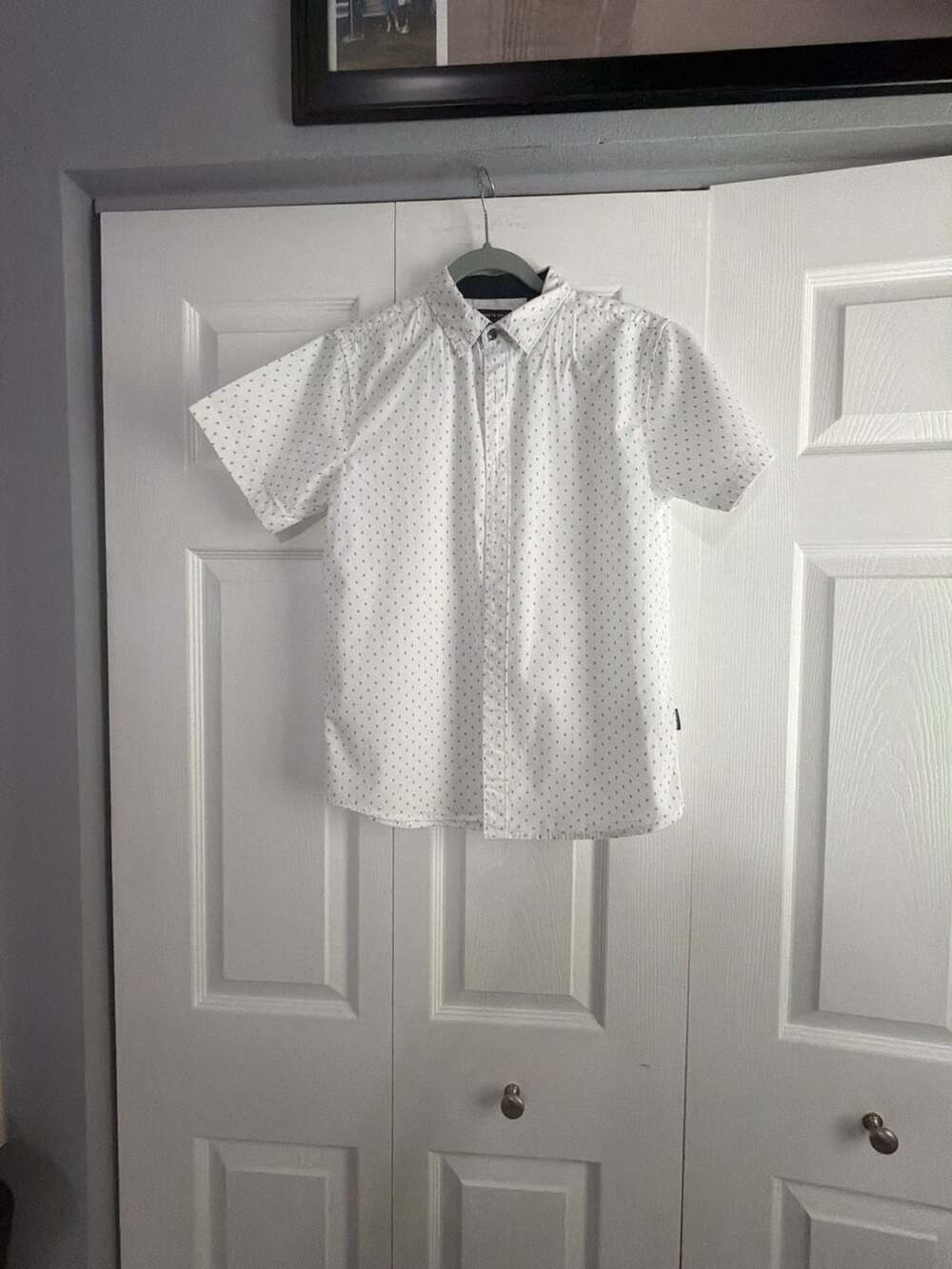 Kenneth Cole New York Boys  Shirt Chevron Print